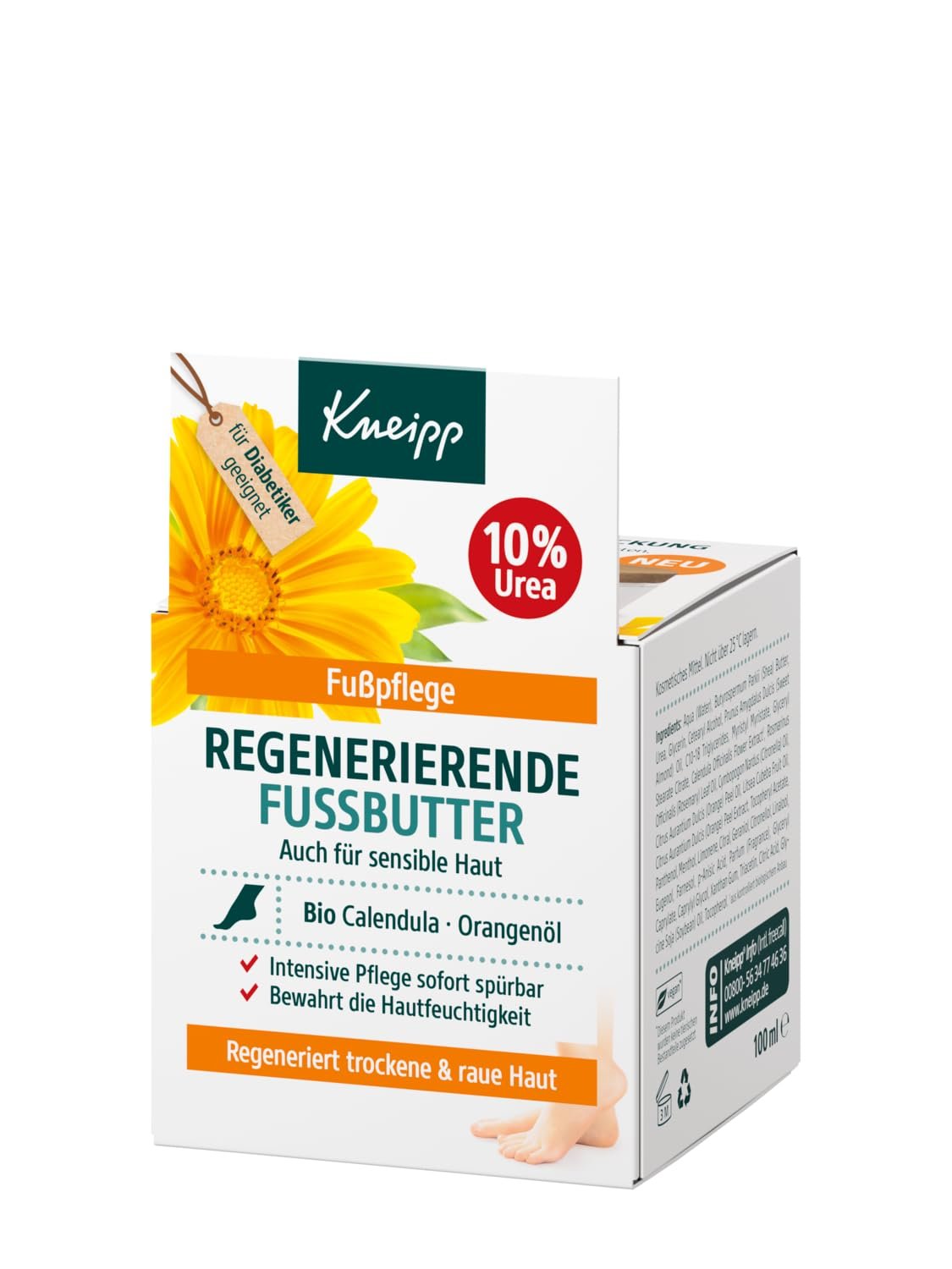 Масло для ніг Kneipp Regenerating регенерувальне 10% Urea з цитрусовим ароматом 100 мл, фото №4 Масло для ніг Kneipp Regenerating регенерувальне 10% Urea з цитрусовим ароматом 100 мл, фото №4