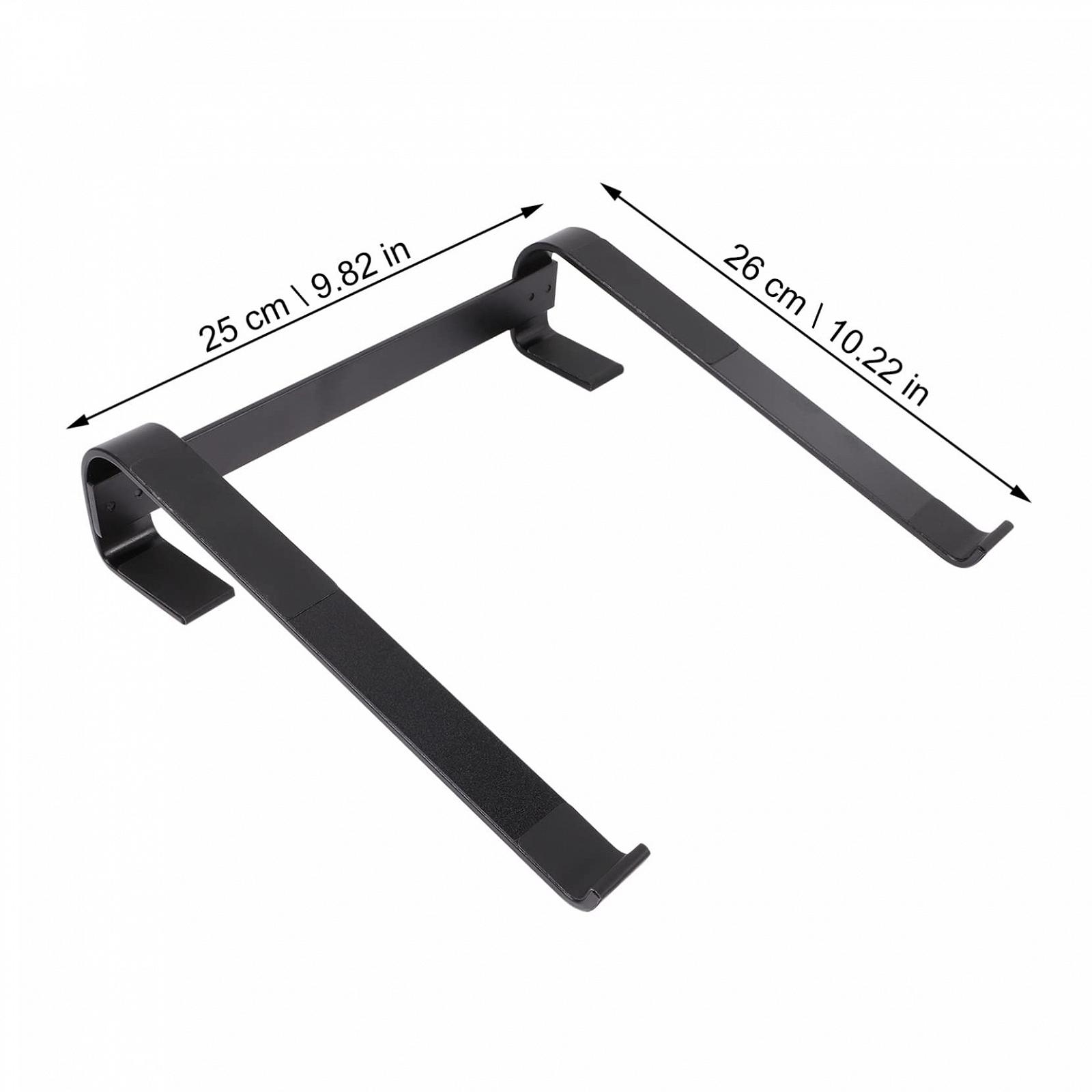 Підставка для ноутбука GALPADA з алюмінієвого сплаву, регульована по висоті охолоджуюча підставка для столу, портативна та стабільна, фото №2