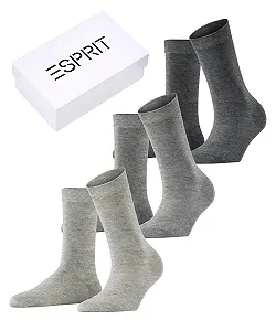 Носки ESPRIT Solid Mix, 3 пары - Фото 1
