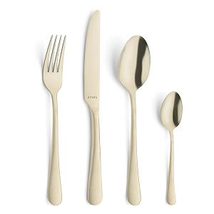 Набір столових приборів Amefa Austin Champagner, 24 предмети, золотистий ціна на synthetic.ua - Фото 1 Набір столових приборів Amefa Austin Champagner, 24 предмети, золотистий synthetic.ua - Фото 1