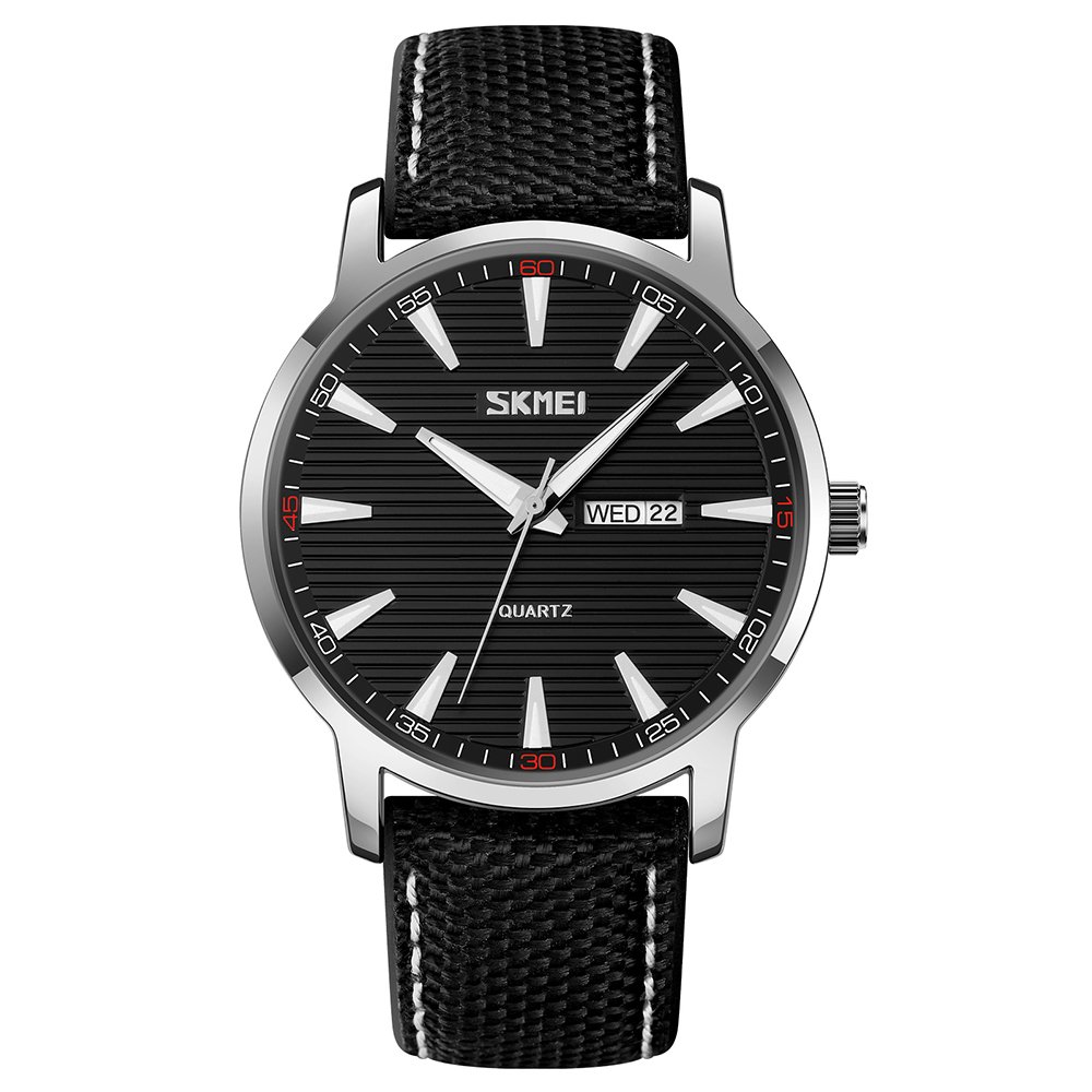 Годинник Skmei 9303SIBK Silver-Black, фото №1