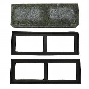 Точильный камень для ножей износостойкий для тонкой полировки зеленый - Фото 1