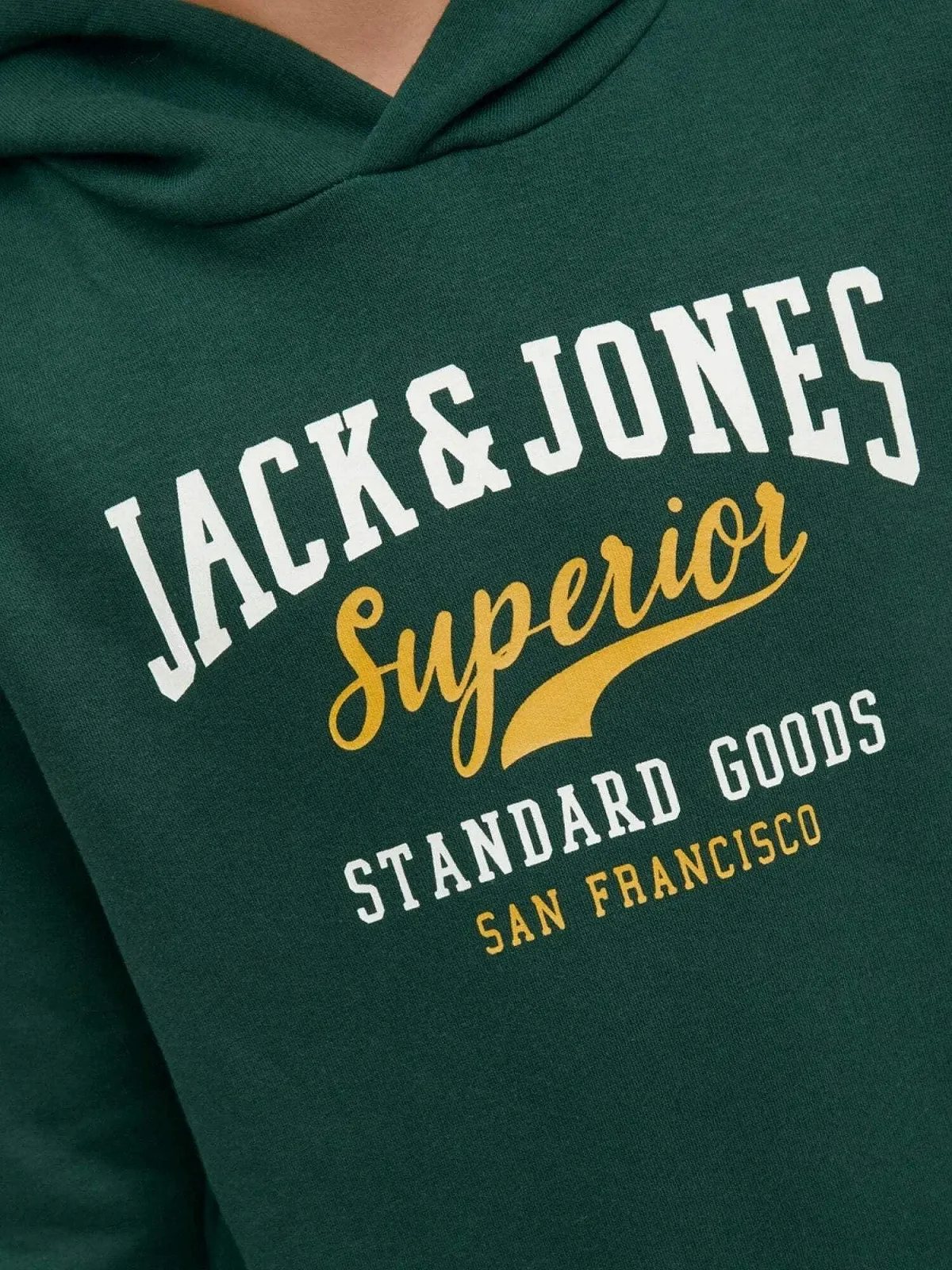 Худи JACK & JONES Corp Logo для мальчиков, Junior, с длинными рукавами, фото №4 Худи JACK & JONES Corp Logo для мальчиков, Junior, с длинными рукавами, фото №4
