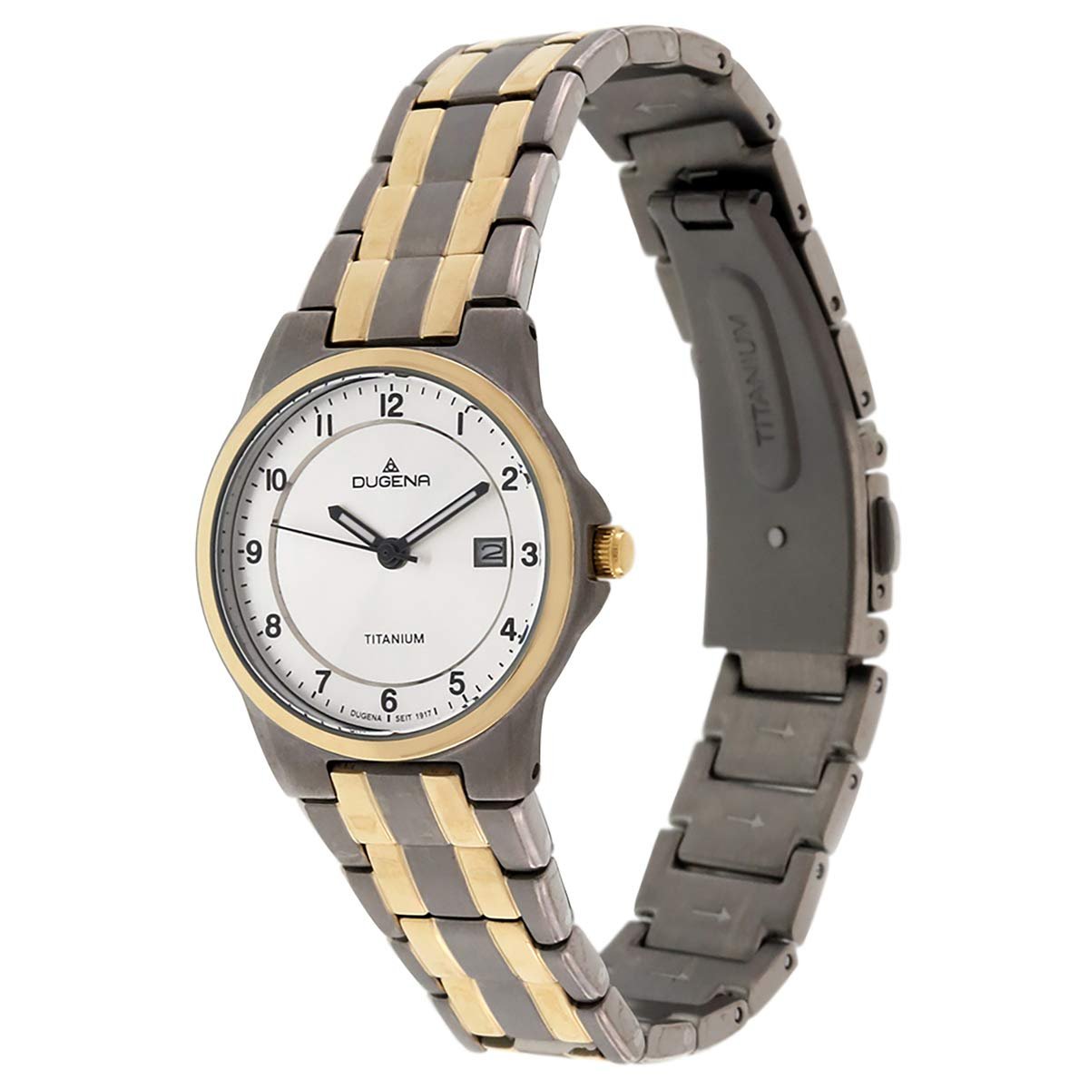 Женские кварцевые часы Dugena Gent Titanium, серебряный циферблат, разноцветный, фото №3 Женские кварцевые часы Dugena Gent Titanium, серебряный циферблат, разноцветный, фото №3