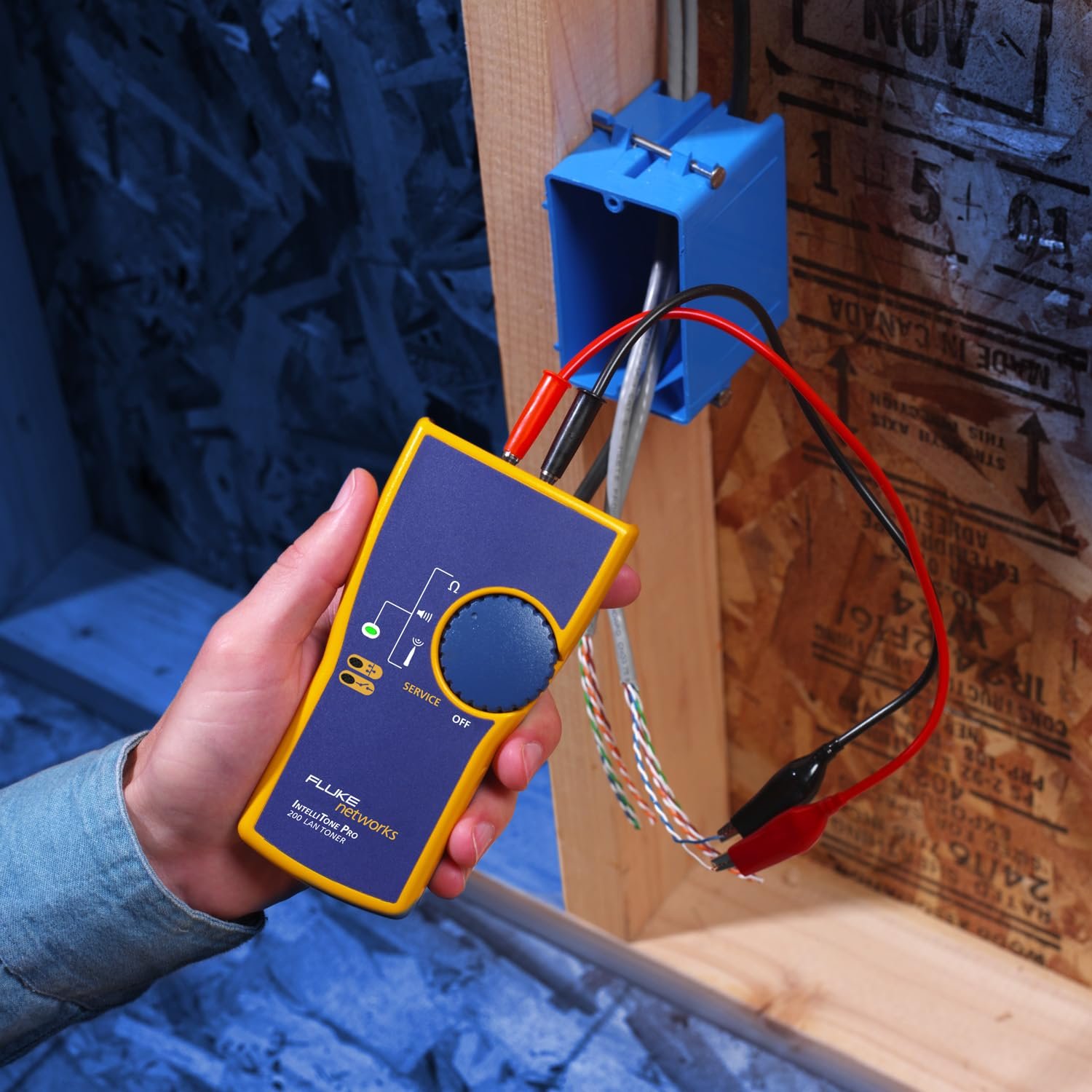 Набор для трассировки Fluke Networks кабелей IntelliTone™ Pro 200 LAN Желтый, фото №6