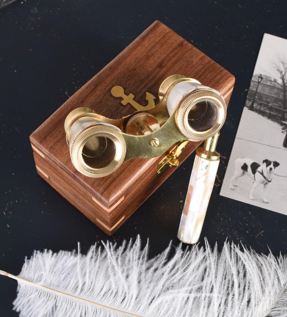 Оптический Бинокль Palazzo Exclusive Antique латунь перламутр, фото №5 Оптический Бинокль Palazzo Exclusive Antique латунь перламутр, фото №5