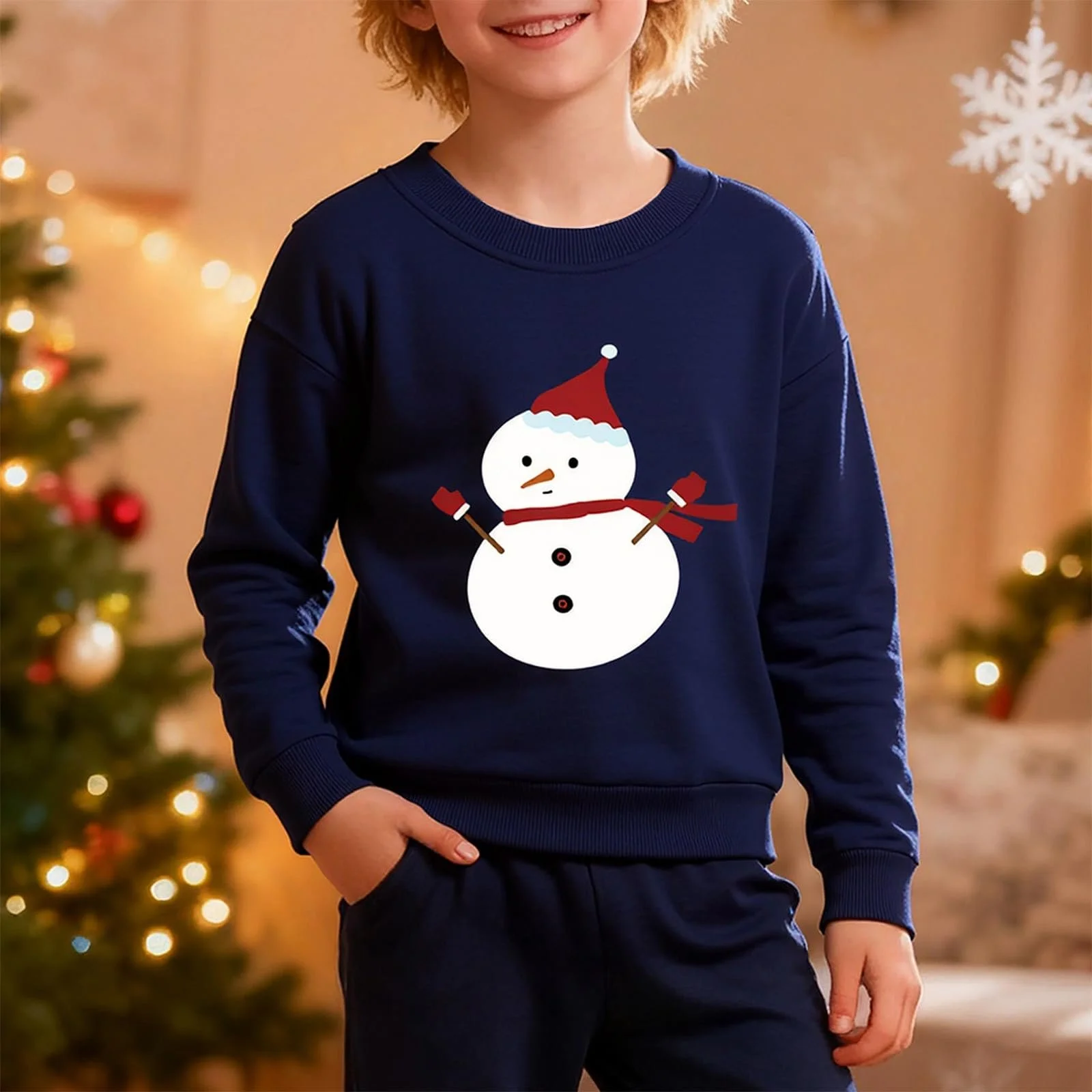 Світшот для хлопчиків, флісовий, з кишенею, фото №3