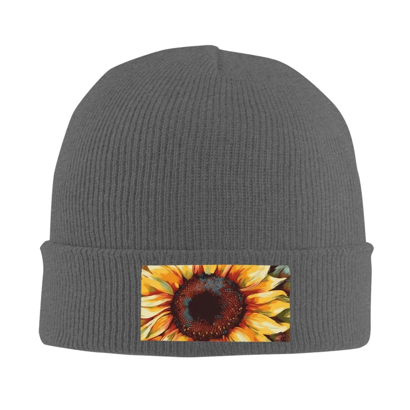 Шапка-бини Sonnenblumen для женщин, теплая вязаная, повседневная, фото №4 Шапка-бини Sonnenblumen для женщин, теплая вязаная, повседневная, фото №4