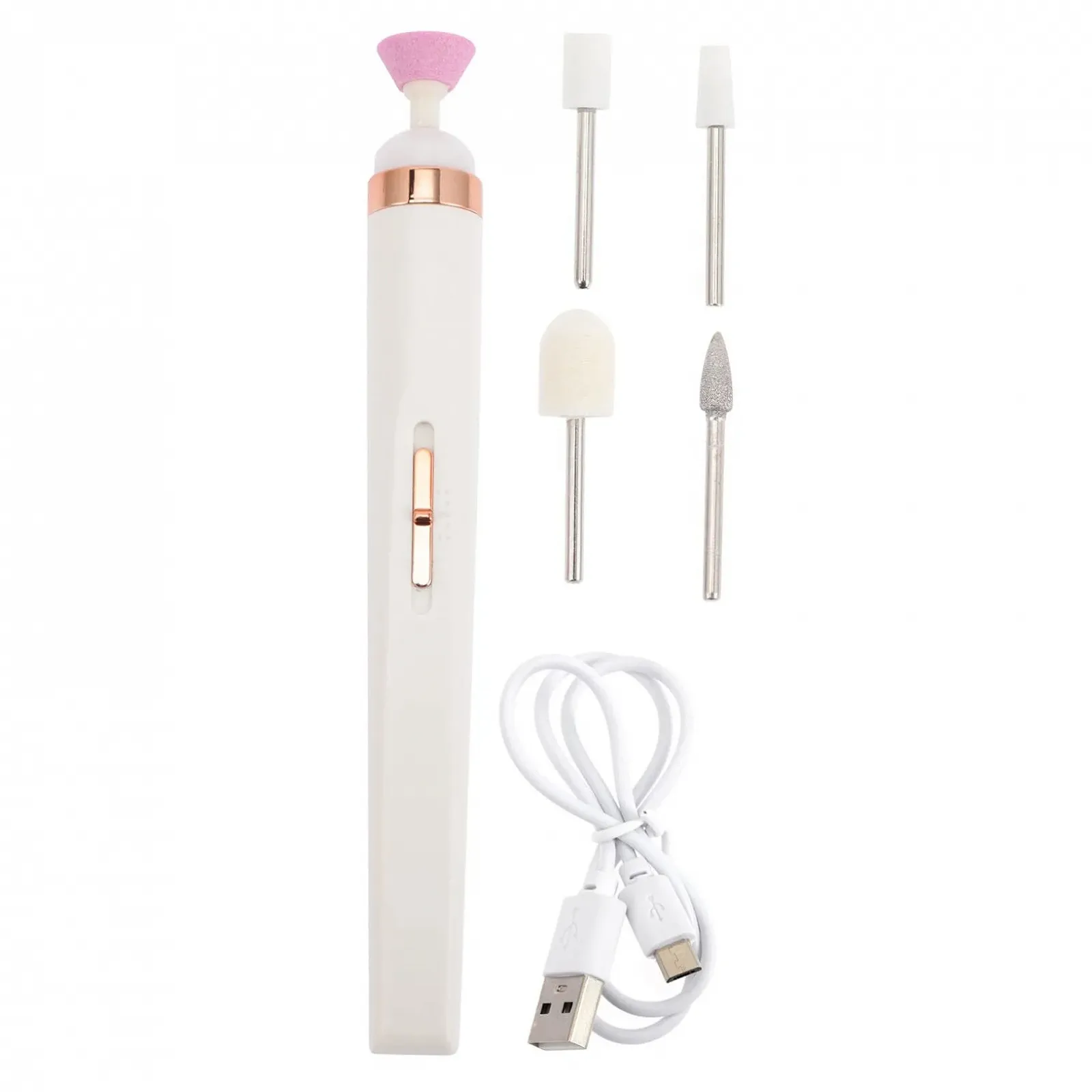 Электрический набор для маникюра и педикюра PACKOVE с полировальными насадками, фото №1 Электрический набор для маникюра и педикюра PACKOVE с полировальными насадками, фото №1