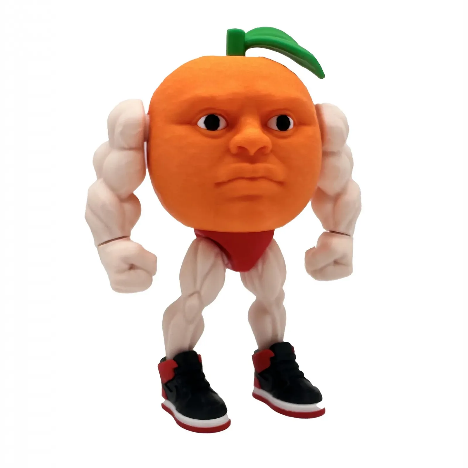 Рухома фігурка Brainrot Italian Memes Udin Din Dun Orange Mazada 15 см Помаранчева, фото №4