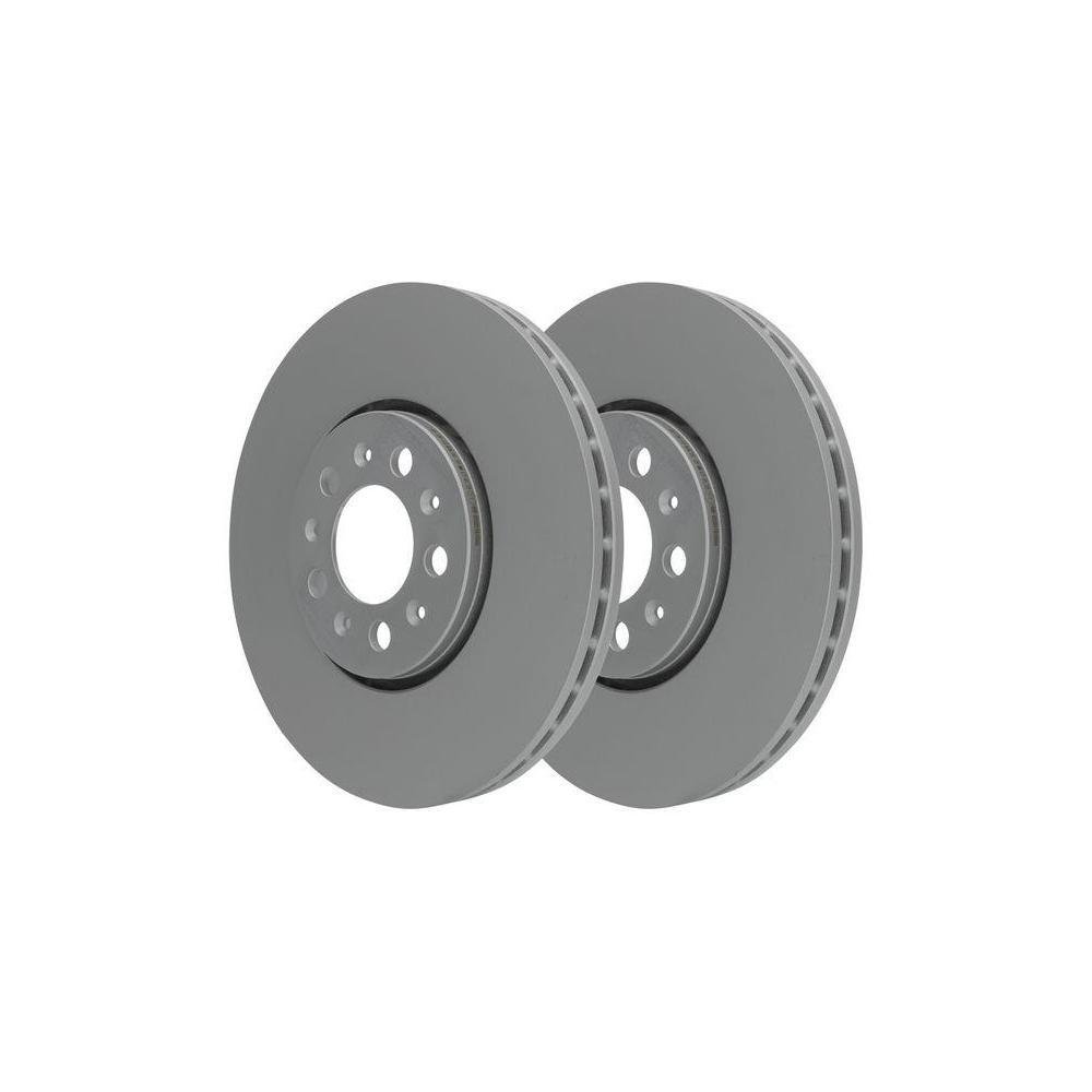 Гальмівний диск ATE 24.0125-0113.1 для SEAT SKODA VAG передня вісь, фото №2