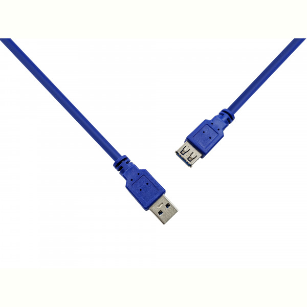Кабель ProLogix (PR-USB-P-11-30-3m) USB 3.0 AM/AF синий 3м, фото №2