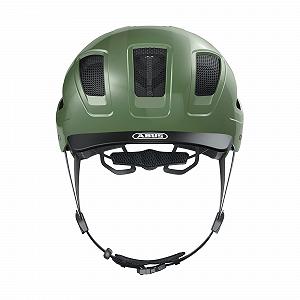 Шолом Міський ABUS Hyban 2.0 з заднім ліхтарем, ABS, Jade Green, розмір M (52–58 см) synthetic.ua - Фото 1