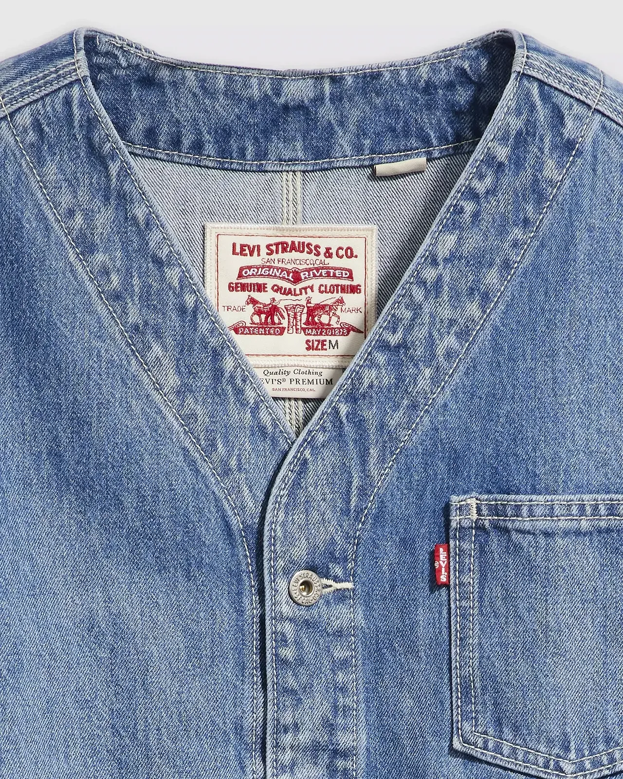 Джинсовая куртка Levis - Union Engineer Cardigan Highlights - Mens - M, фото №6