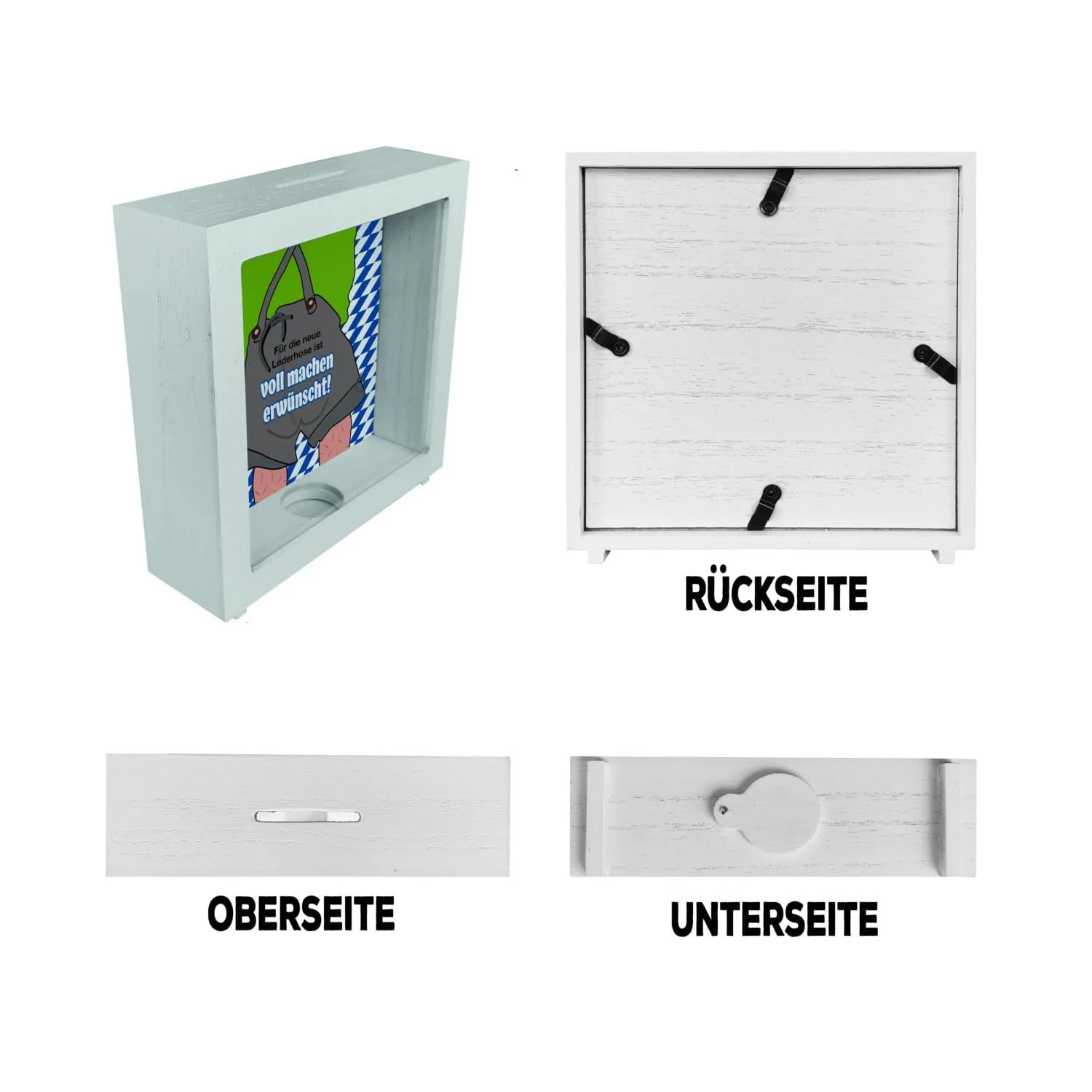 Скарбничка-рамка Wooden Frame Дерев'яна, фото №6