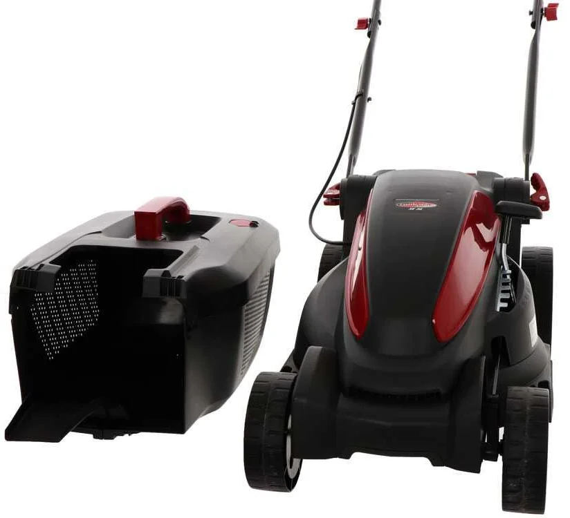 Мережева газонокосарка електрична CASTELGARDEN XE 36 / 1200W / до 300 м² / 34 см ширина різання / 35 л колектор / Чорний-червоний, фото №4
