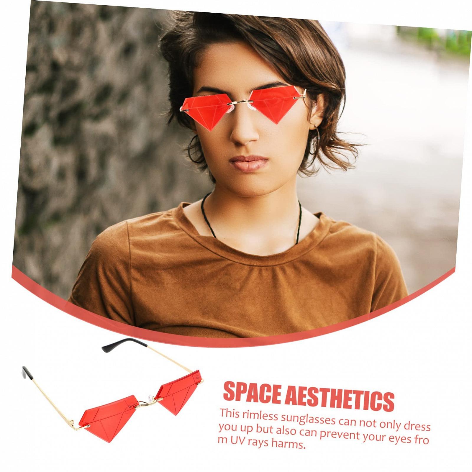 Безкаркасні окуляри PACKOVE 4 пари для чоловіків і жінок, без оправи, фото №8