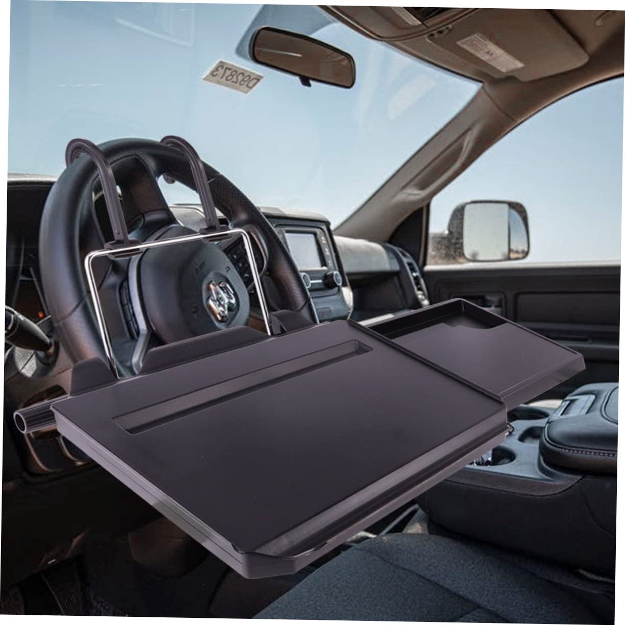 Автомобільний столик для комп'ютера iplusmile з шухлядою, підставкою для миші та тримачем для напоїв, фото №9