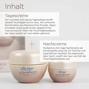 Набір денний та нічний крем La mer Ultra Booster Premium Effect Set 50 мл та 15 мл synthetic.ua - Фото 1