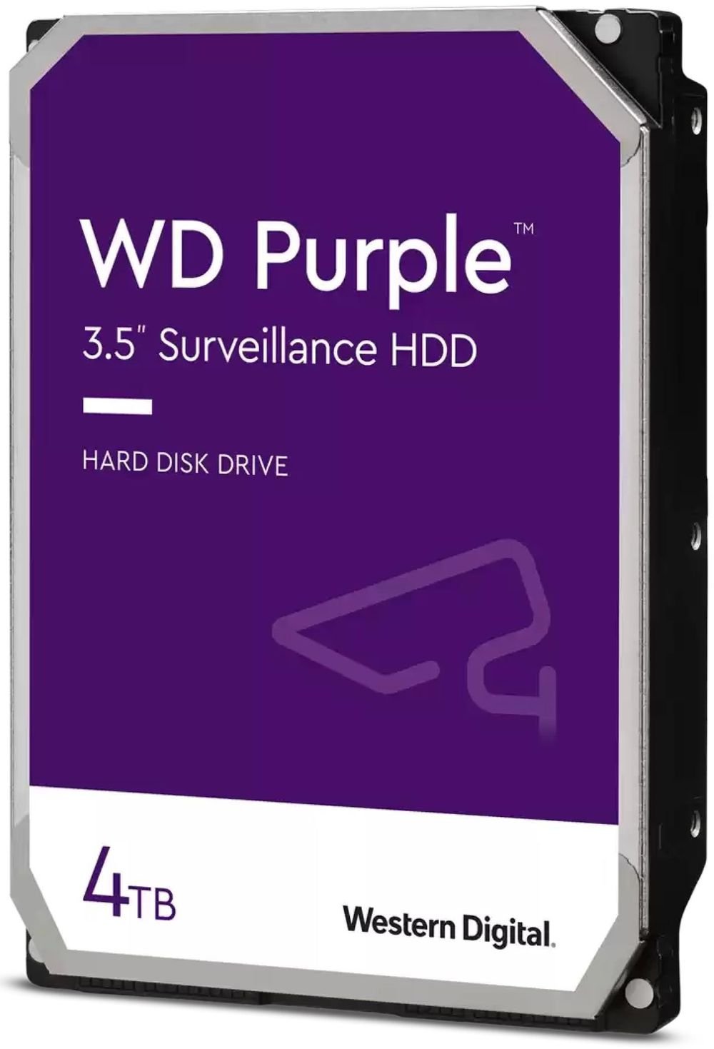 Внутрішній жорсткий диск 3.5" Western Digital Purple 4TB 5400 об\хв 180 Мб\с SATA III (WD43PURZ), фото №1