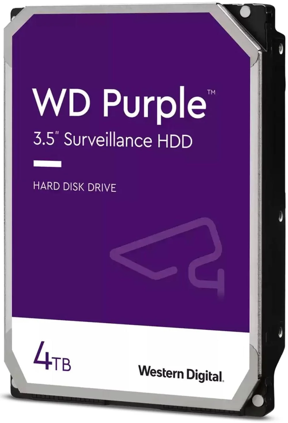 Внутрішній жорсткий диск 3.5" Western Digital Purple 4TB 5400 об\хв 180 Мб\с SATA III (WD43PURZ), фото №1