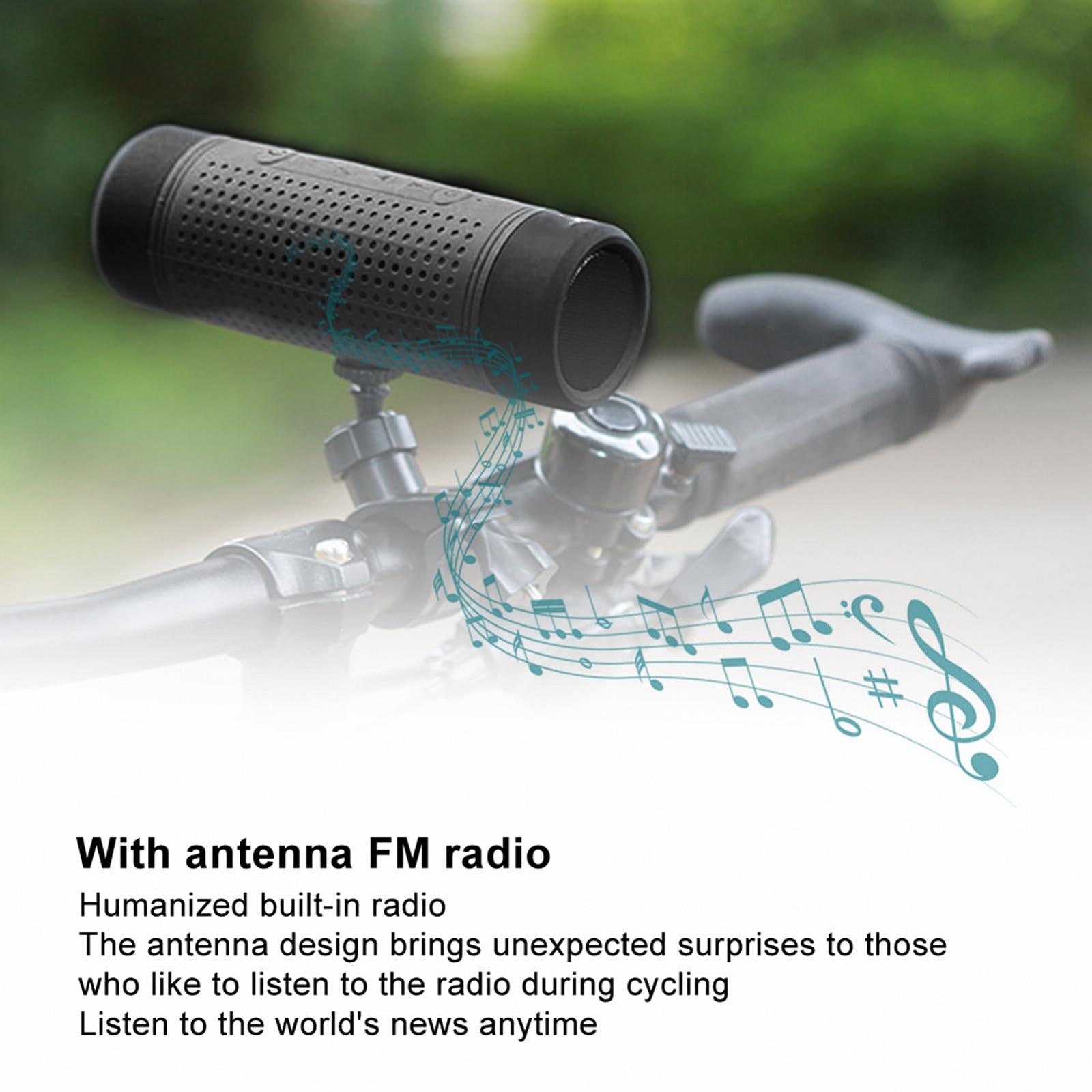 Портативна колонка ASHATA Portable P-X1 Стерео Bluetooth Бейс Покет динамік Водонепроникний FM радіо, фото №4