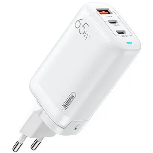 Комплект Повербанк O2 Project 60000 мАг 65W + Кабель гумовий Remax RC-C032 + Швидка GaN зарядка Remax RP-U55 synthetic.ua - Фото 1