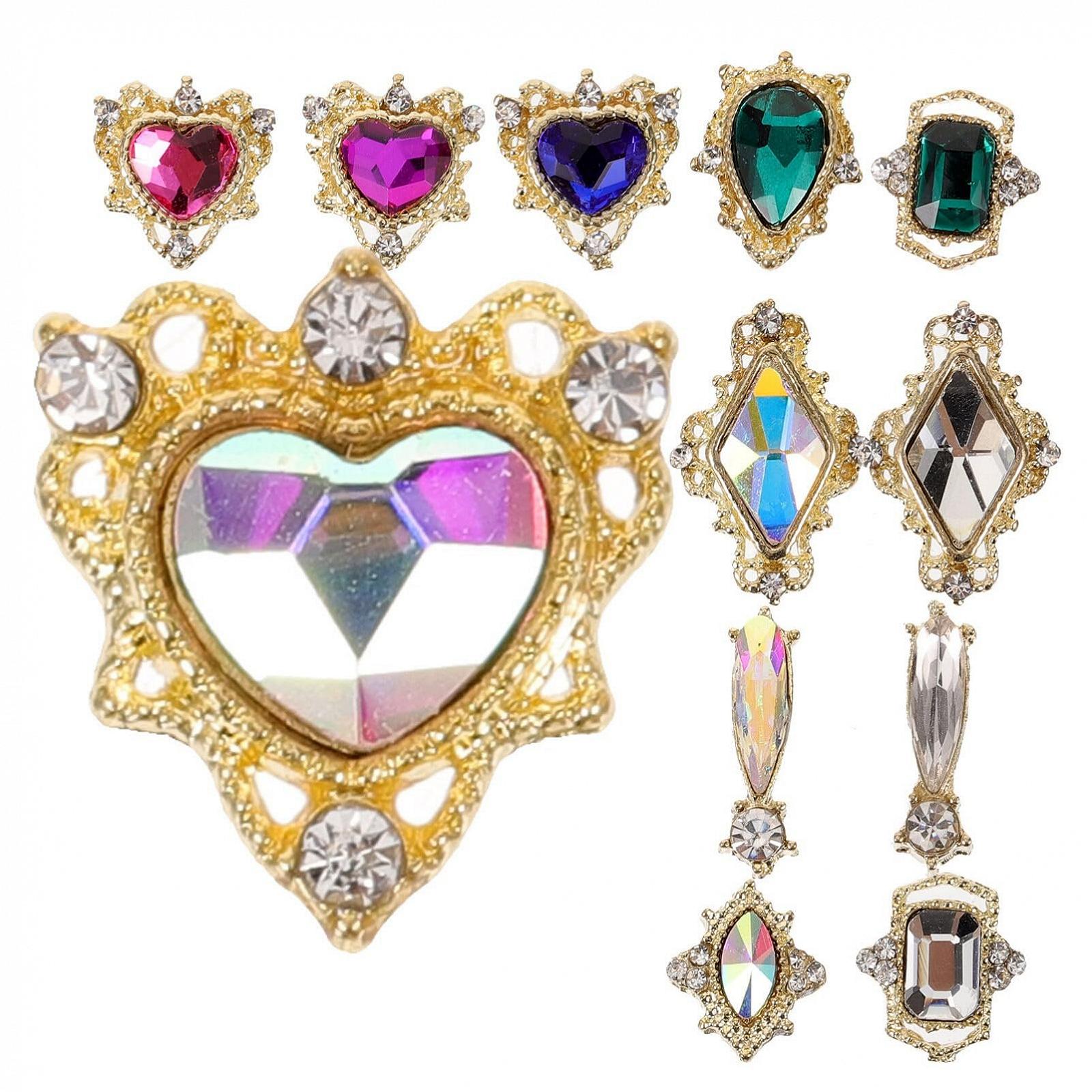 Стрази для нігтів FOMIYES, кольорові для гелевих нігтів, для нейл-арту, DIY вироби для манікюру, фото №1