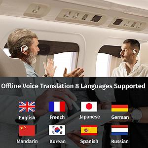 Навушники Перекладач, AI Bluetooth Бездротові synthetic.ua - Фото 1