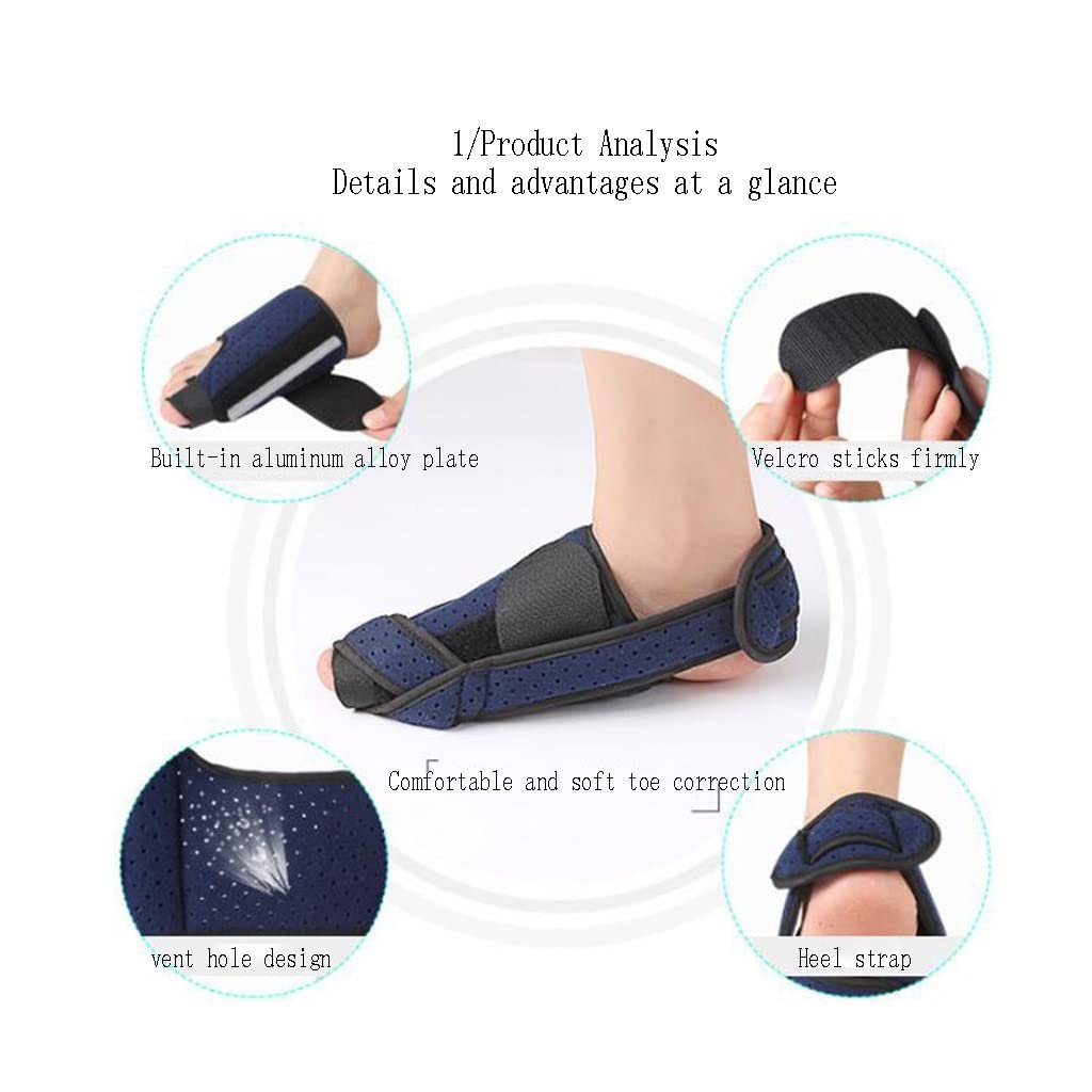 Випрямляч для пальців ніг Великий ортез Hallux Overlap, розпірка Hallux Valgus, ремінь для корекції шишки, фото №2