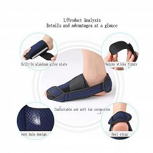 Выпрямитель для пальцев ног Большой ортез Hallux Overlap, распорка Hallux Valgus, ремень для коррекции шишки synthetic.ua - Фото 1