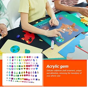 Стрази Healvian Серії 2 Sätze Acryl Bohrer Herz-strasssteine flatback, акрилові, flatback, для нігтів synthetic.ua - Фото 1