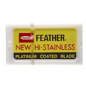 Лезвия для бритья Feather Stainless Steel Double Edge 10 шт. - Фото 1