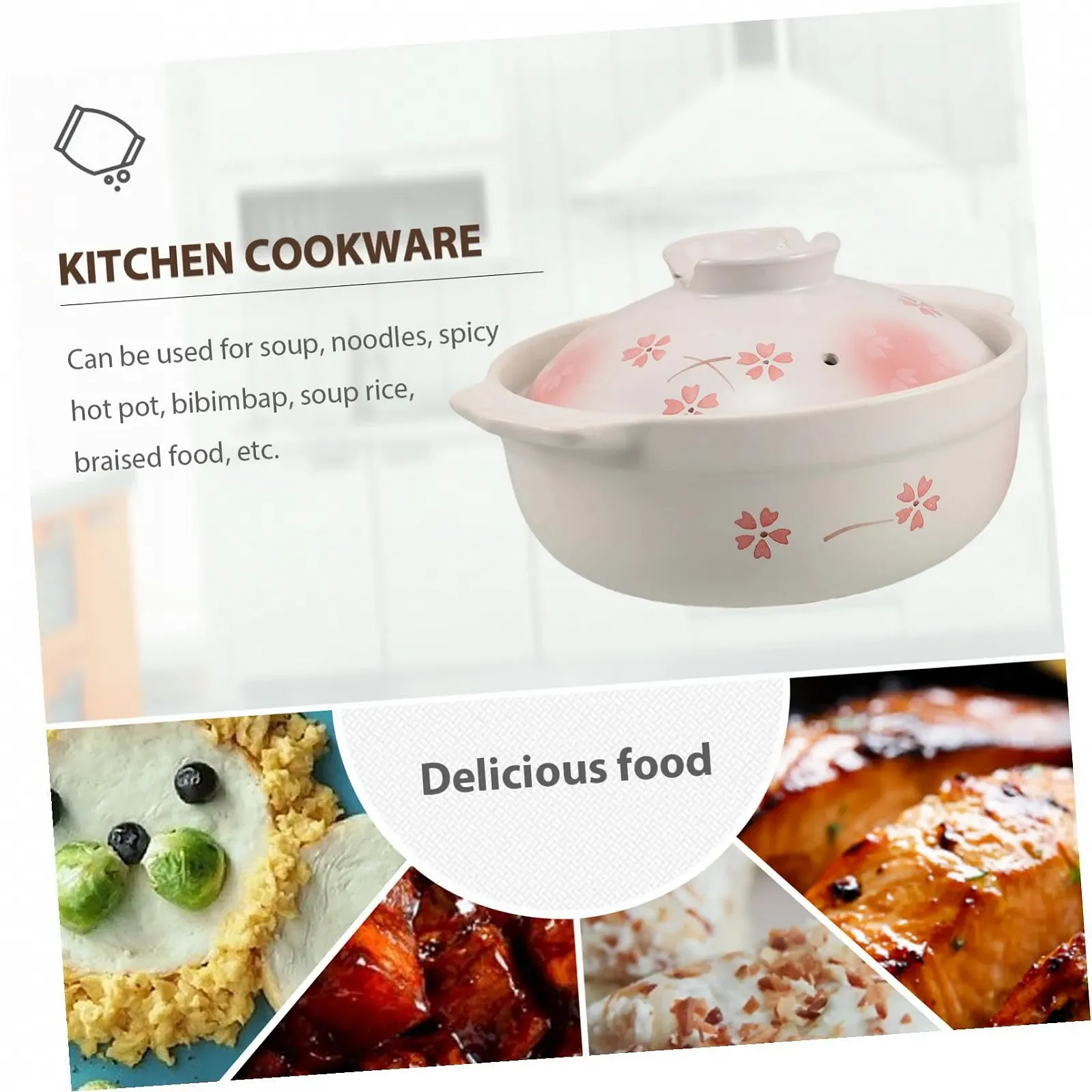 Каструля Japanese Donabe глиняна з кришкою жаростійка, фото №9