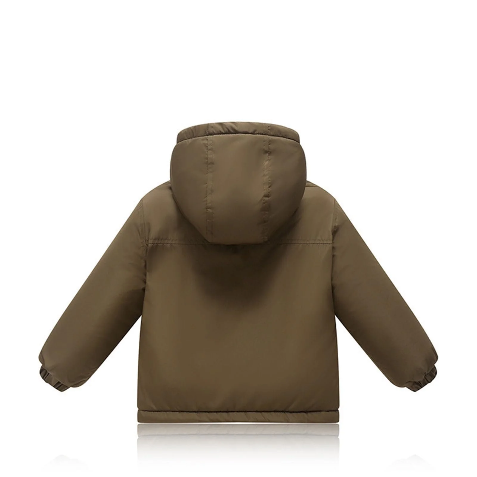 Зимняя куртка Пуховик для девочек Теплая флисовая куртка Толстая детская куртка Термокуртка Куртка Softshell с капюшоном Переходная куртка Детская куртка-пуховик для улицы, фото №2