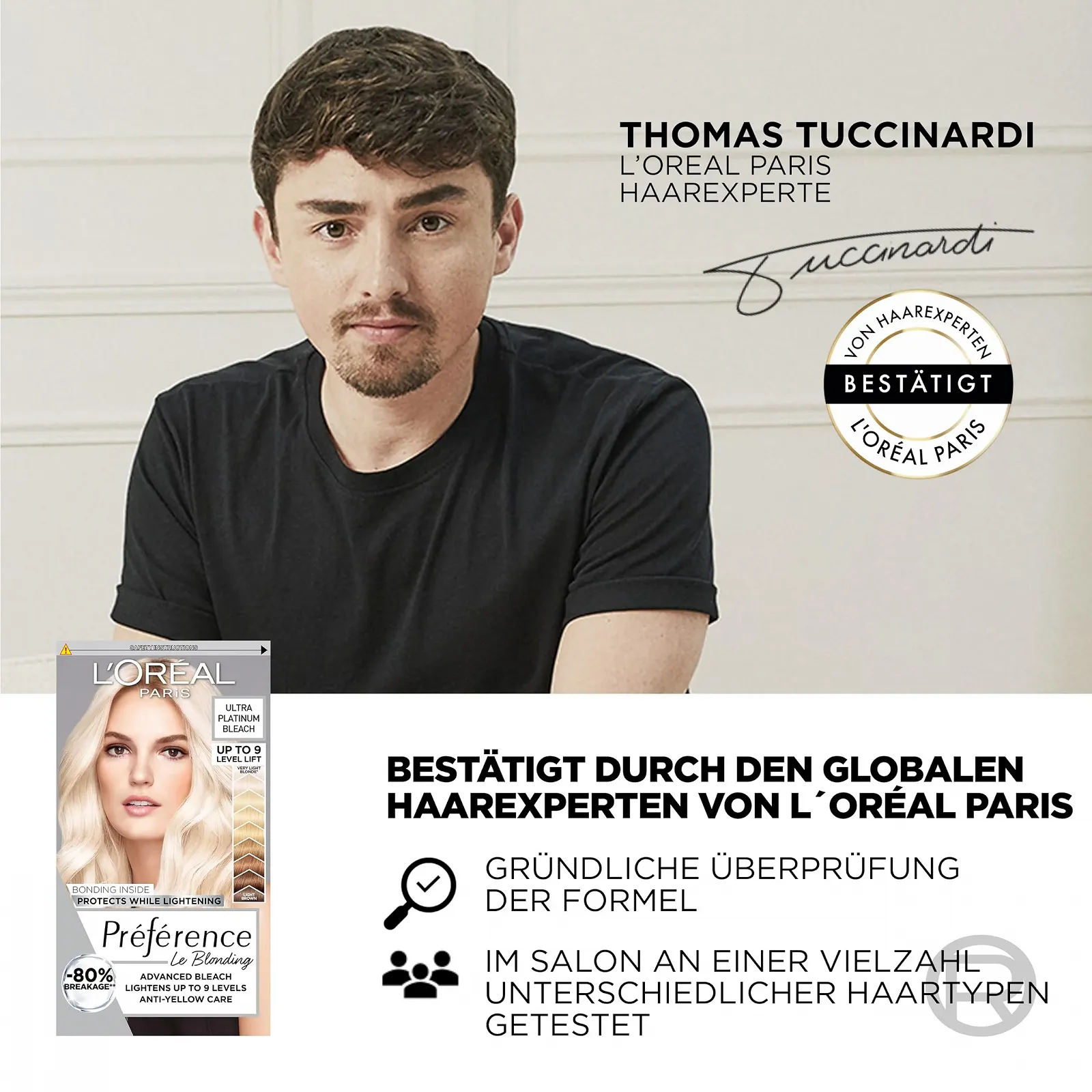 Фарба для волосся L'Oréal Paris Préférence Le Blonding 9L Світлий Платиновий Блонд Набір з 3 шт. та Тонуючий Засіб для Волосся Pearly Boost, 4, фото №6 Фарба для волосся L'Oréal Paris Préférence Le Blonding 9L Світлий Платиновий Блонд Набір з 3 шт. та Тонуючий Засіб для Волосся Pearly Boost, 4, фото №6