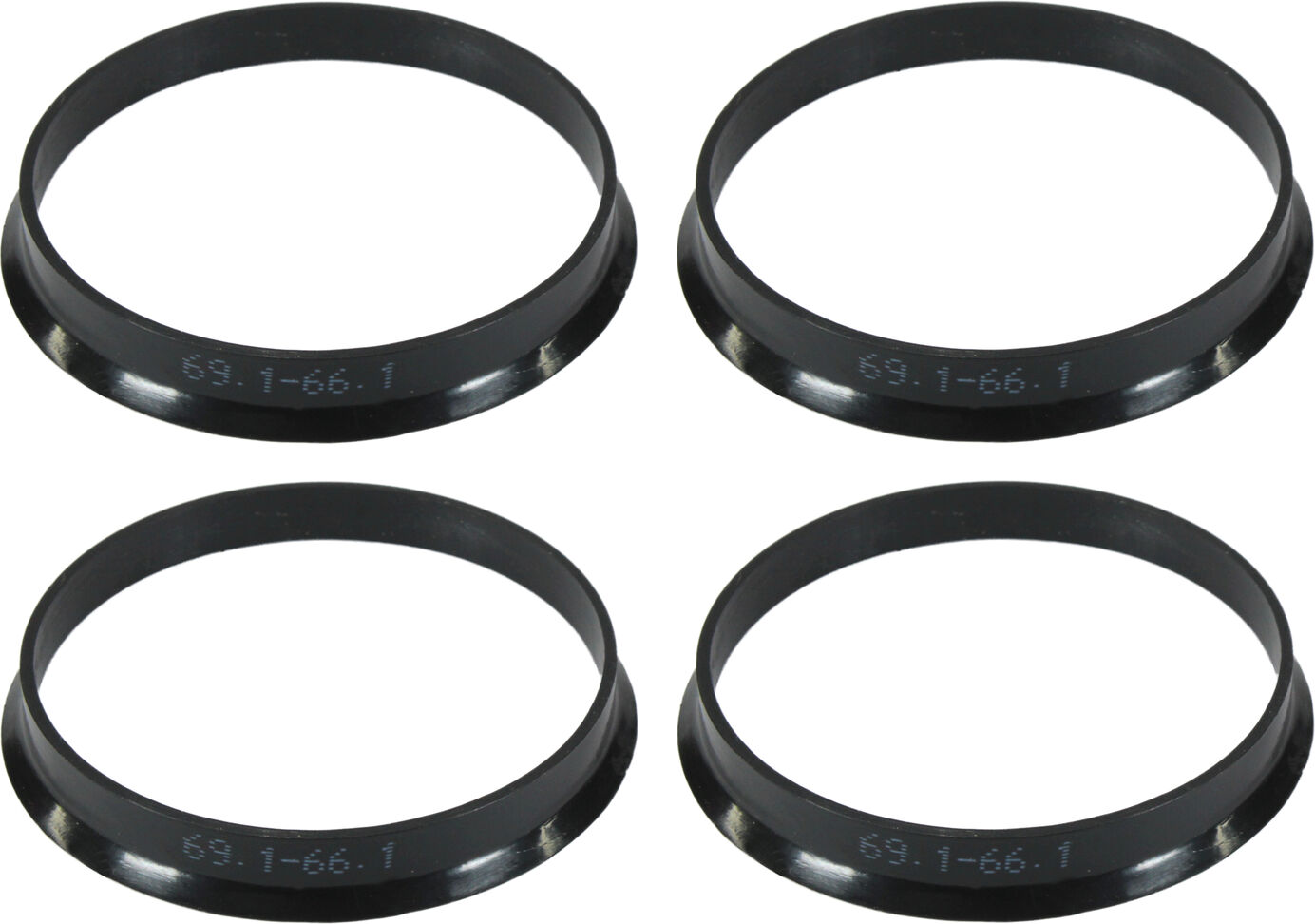 Кільця центрувальні для колісних дисків 69.1-66.1 Walline термопластик WL, фото №1