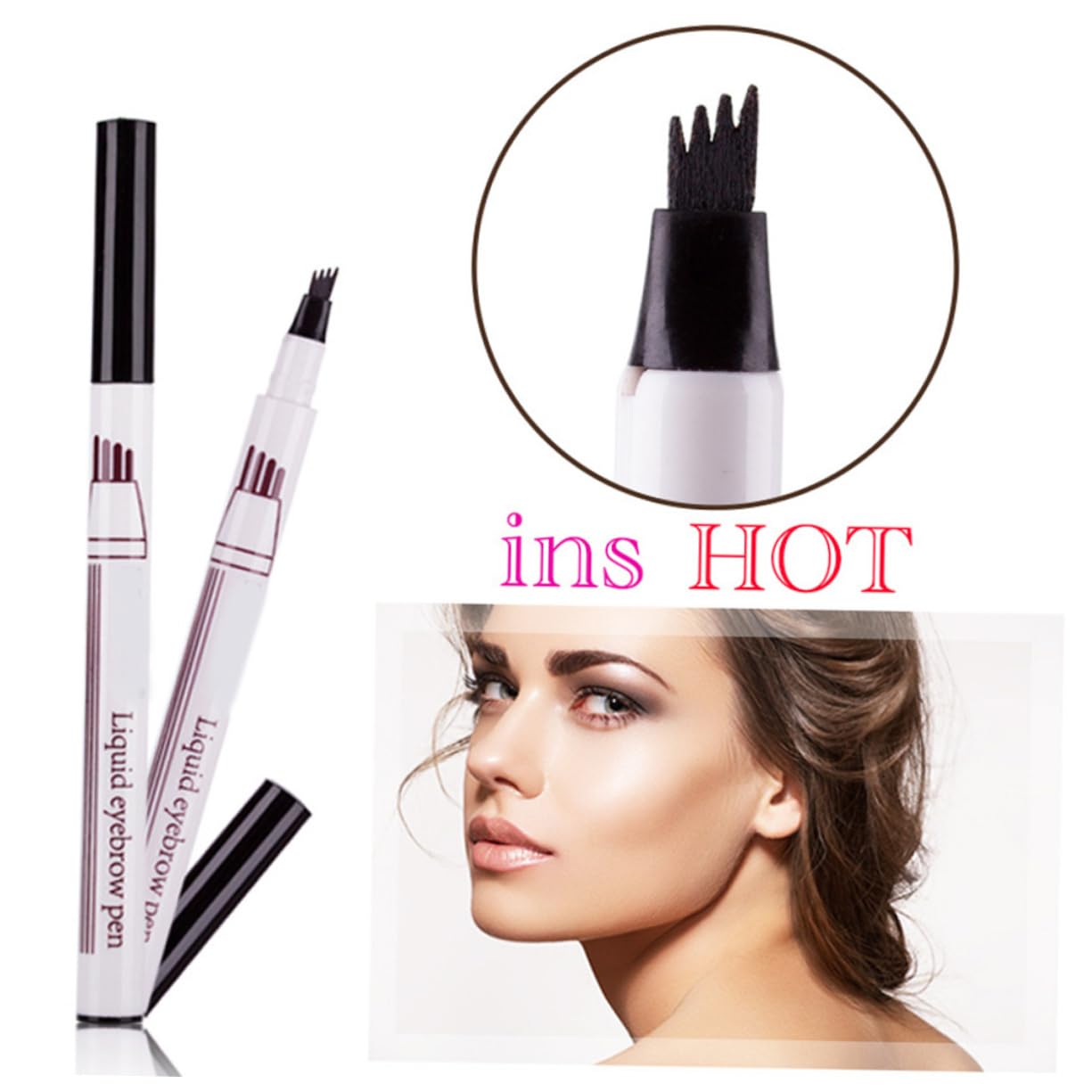 Автоматичний POPETPOP 3St олівець для брів Фраулайне рідкий, фото №6