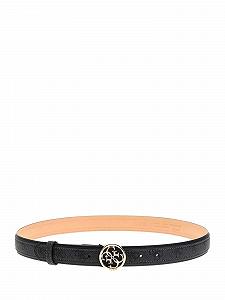 Ремінь для штанів GUESS Kerima Adjustable H30 W95 Вугільний Логотип - Можна вкоротити, чорний synthetic.ua - Фото 1