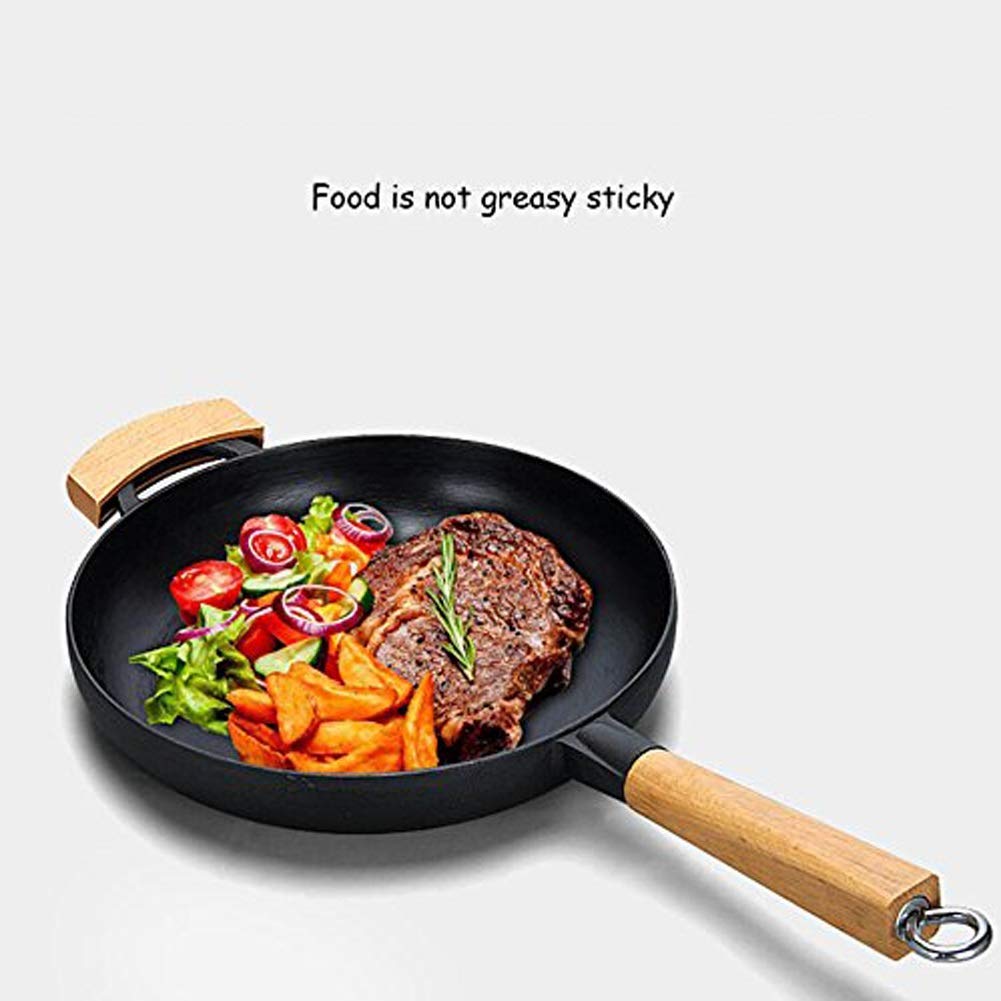 Сковорода Räuchertopf Доса Dicker Unbeschichtete Pfannkuchen Spiegelei Gebрatenes Steaktopf Метал Utensilien Коchtopf безпечною Кришка, фото №5