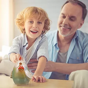 Скарбничка VOSAREA Курча Керамічна Декоративна synthetic.ua - Фото 1