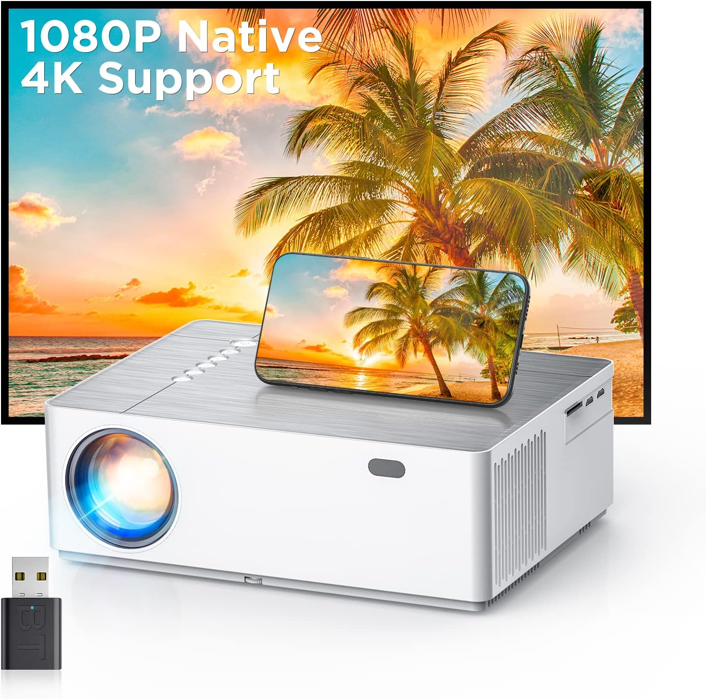 Проектор Bomaker Parrot 1 Full HD Wi-Fi Bluetooth, фото №1