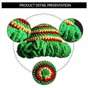 Вязаная Шапка RETUOLWAG Унисекс Широкая Многофункциональная Для Тематических Вечеринок И Веселого Зимнего Вязания synthetic.ua - Фото 1