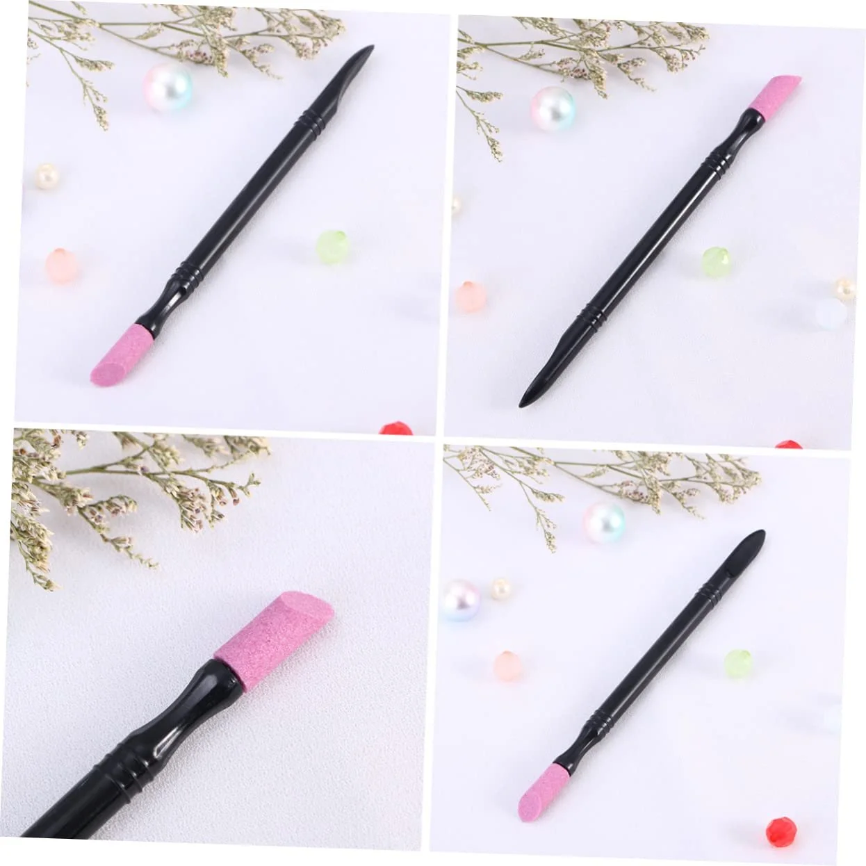 Инструмент для ухода за ногтями двухсторонний Профессиональный кварцевый пушер для кутикулы, фото №3 Инструмент для ухода за ногтями двухсторонний Профессиональный кварцевый пушер для кутикулы, фото №3