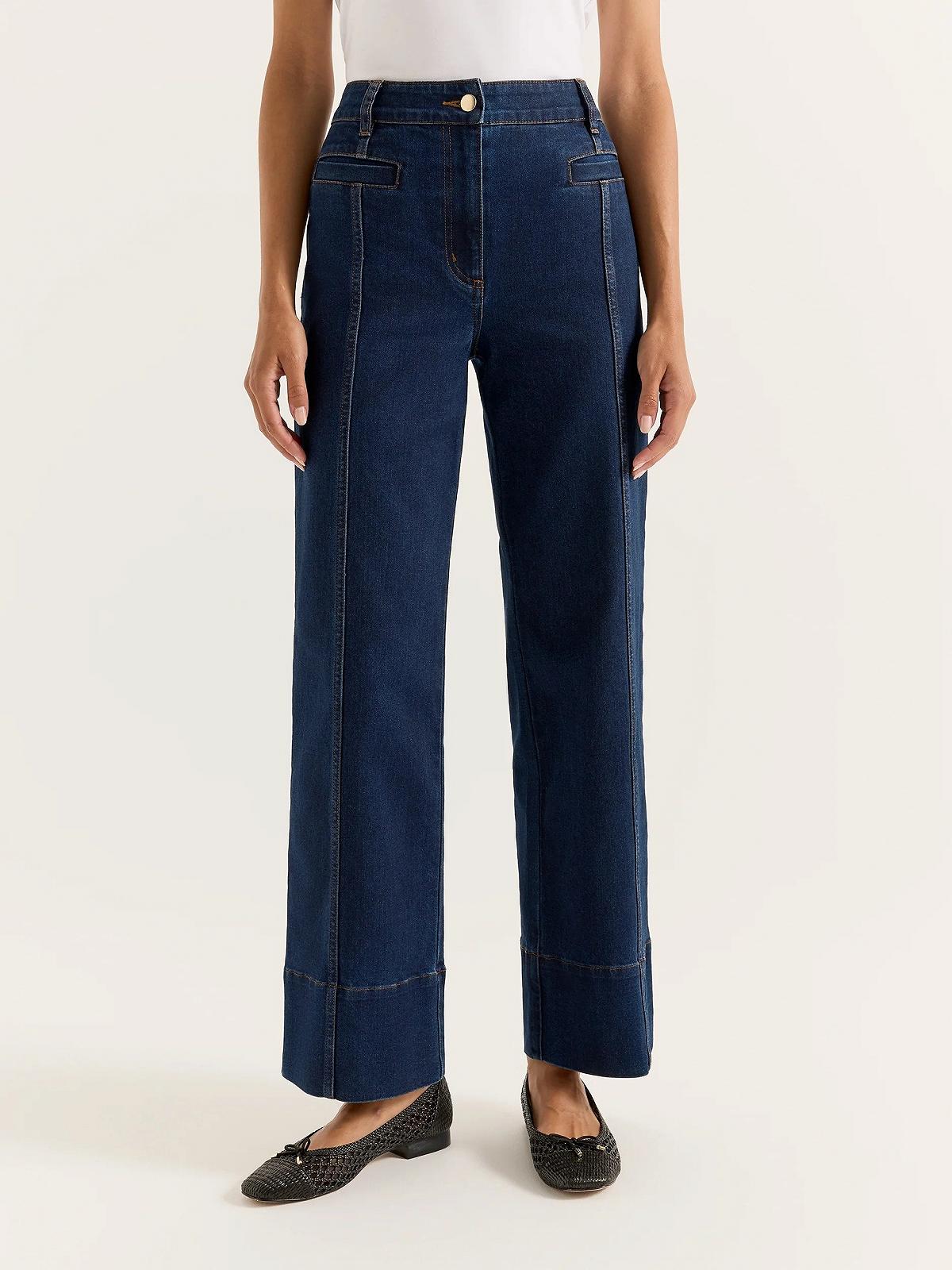 Жіночі джинсові штани MAVI GEORGIA Dark Random Sporty - 28, фото №2