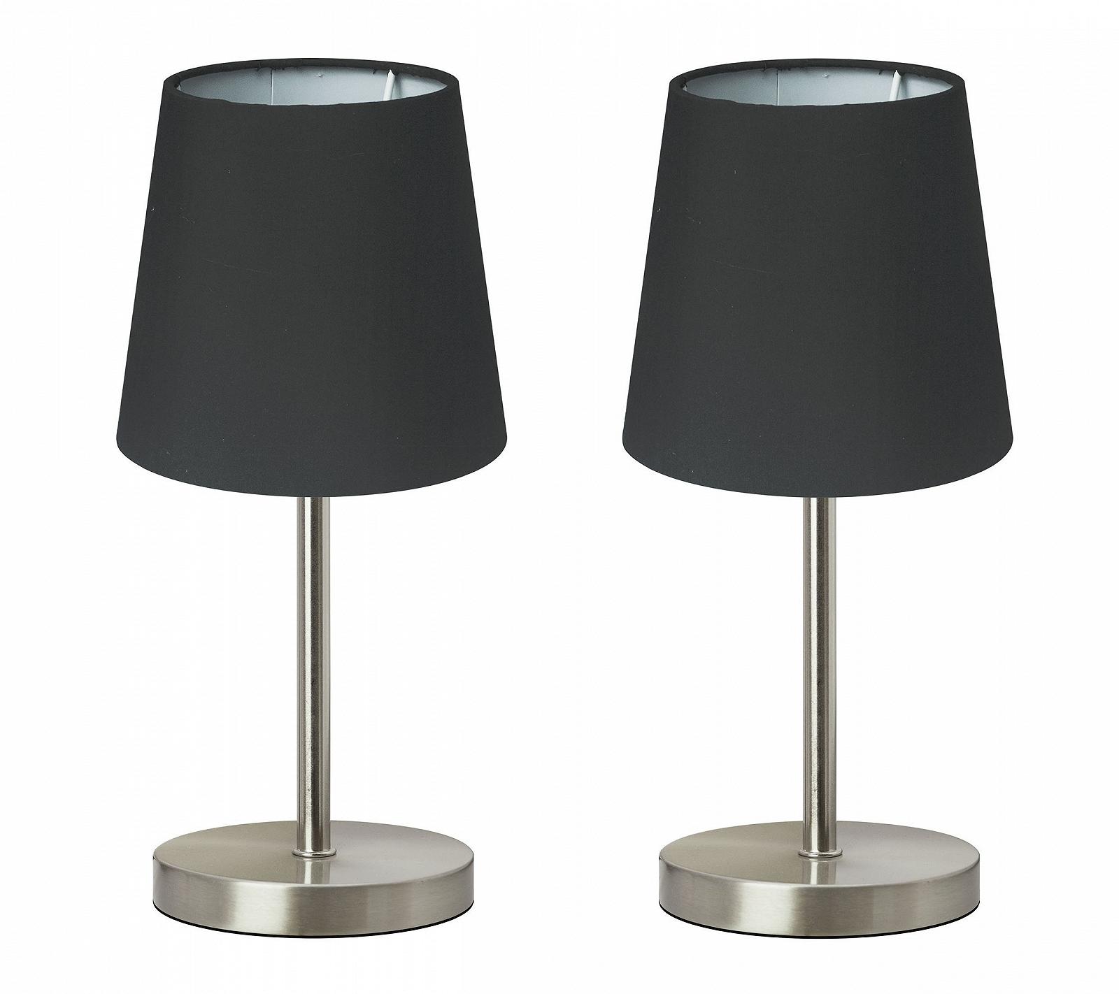Настільна лампа Trango 2017-07B*2 Set of 2 E14 Black, фото №2