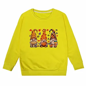 Толстовка для девочки с принтом на Хэллоуин, мягкая повседневная детская зимняя теплая уютная - Фото 1