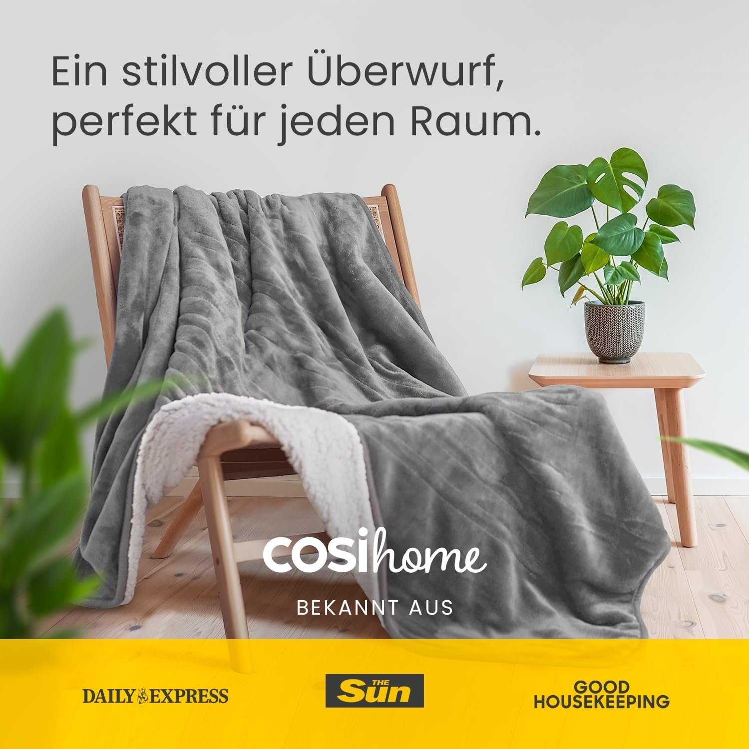 Электроодеяло Cosi Home / С цифровым пультом дистанционного управления / 10 режимов нагрева / 180 x 130 см / Серый, фото №9