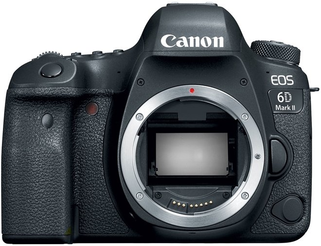 Дзеркальний фотоапарат Canon EOS 6D Mark II 26Мп / CMOS / Full HD 60fps / Wi-Fi / Bluetooth / GPS / NFC / Водонепроникний / Ударостійкий / Чорний, фото №1