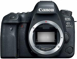 Дзеркальний фотоапарат Canon EOS 6D Mark II 26Мп / CMOS / Full HD 60fps / Wi-Fi / Bluetooth / GPS / NFC / Водонепроникний / Ударостійкий / Чорний - Фото 1